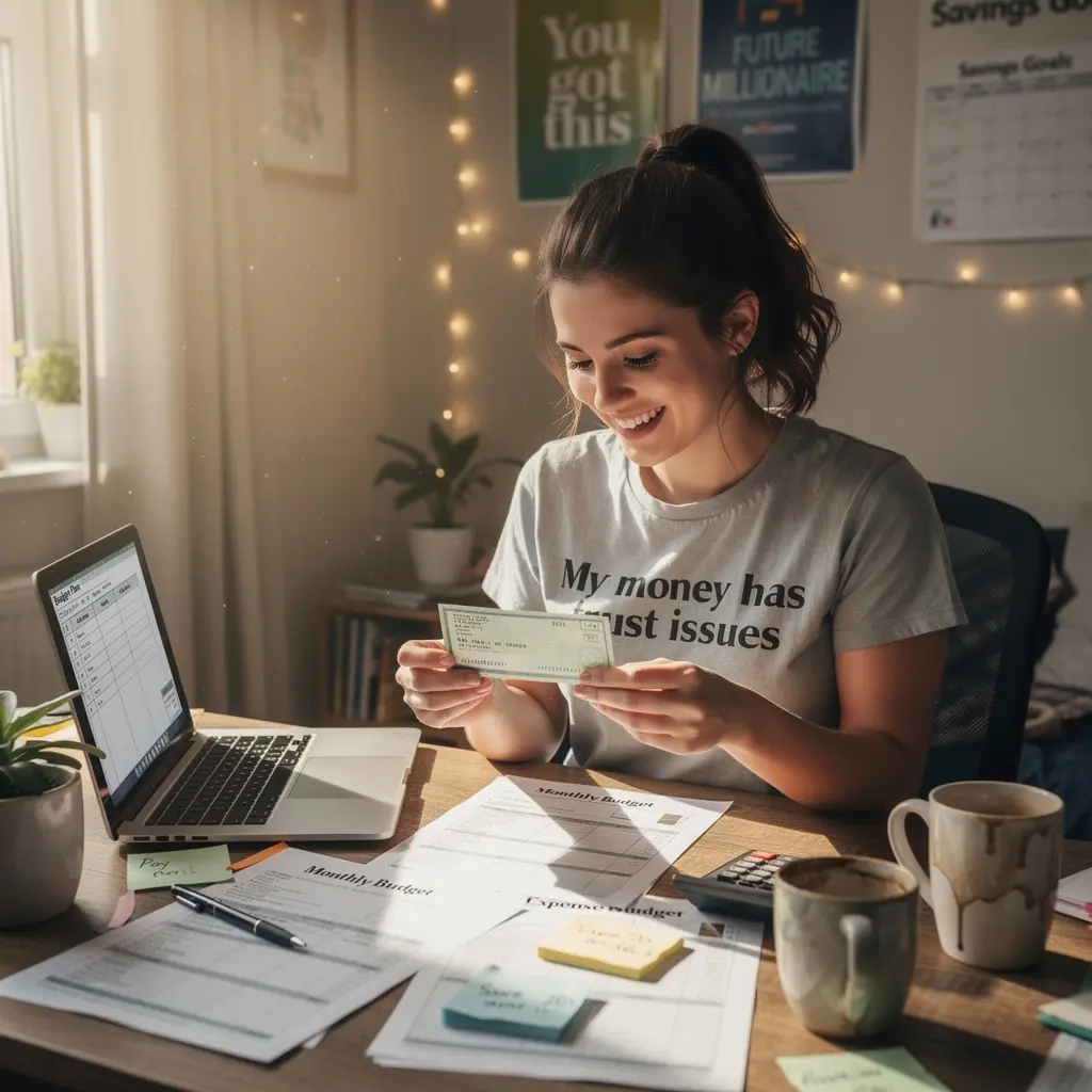 Színes grafikon a havi kiadások eloszlásáról, könnyen érthető formában.